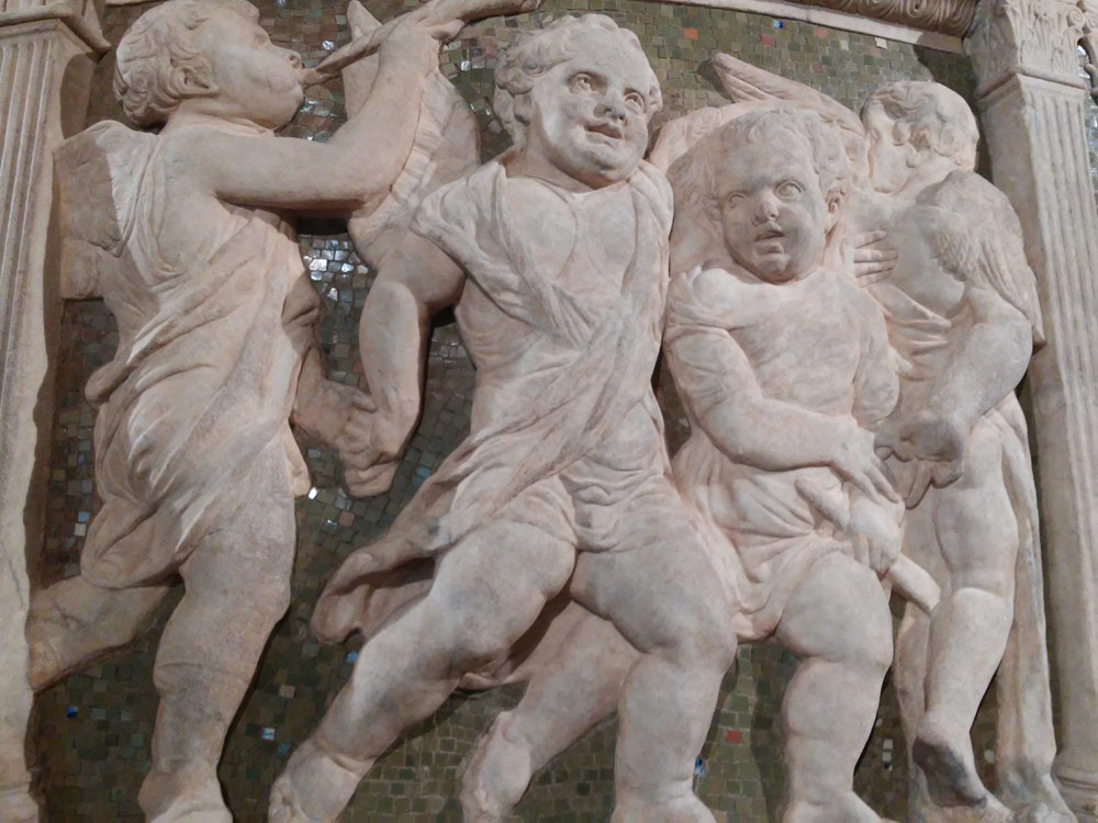 Donatello and Michelozzo's marvelous pulpit for Prato Cathedral