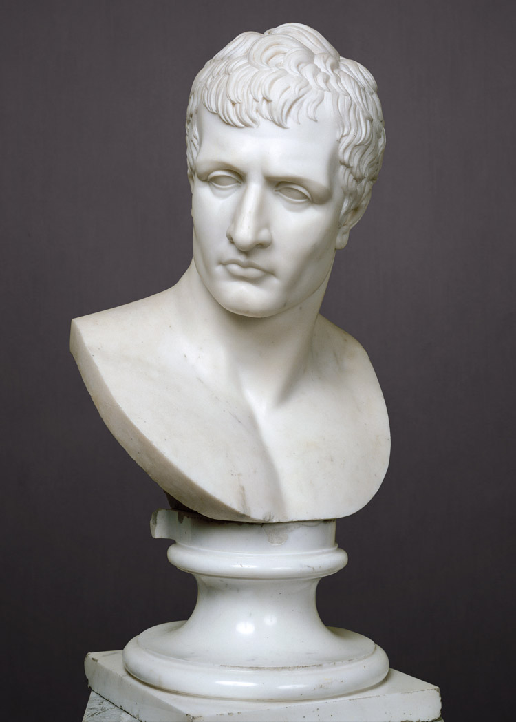 SCULTURA Marmo di Napoleone come Cesare dopo Canova 