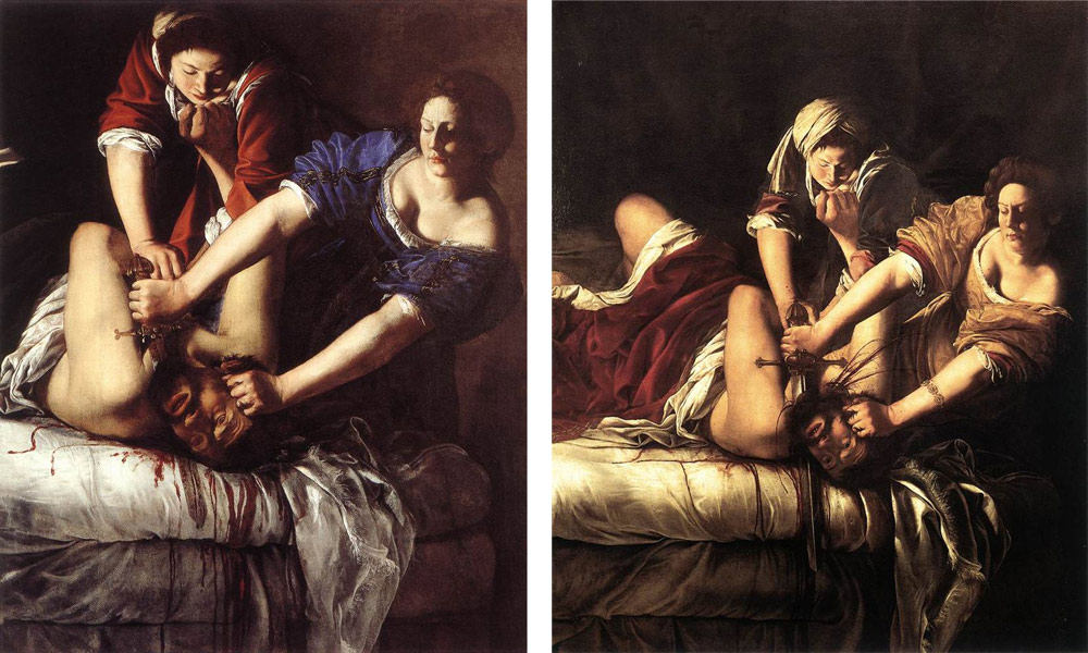 judith artemisia gentileschi paintings