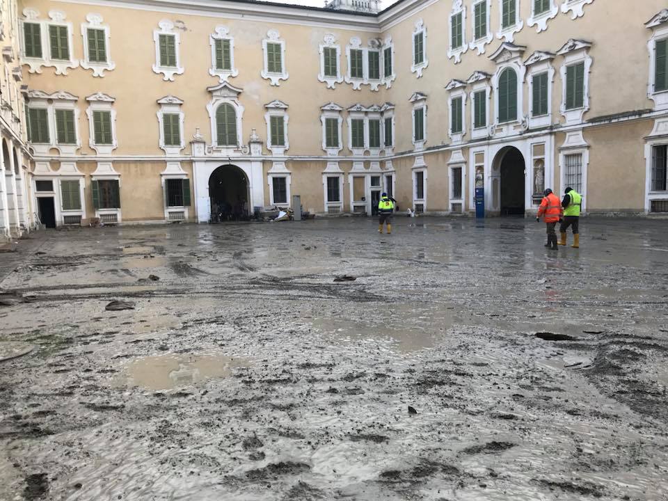 Reggia di Colorno alluvionata, danni per milioni di euro