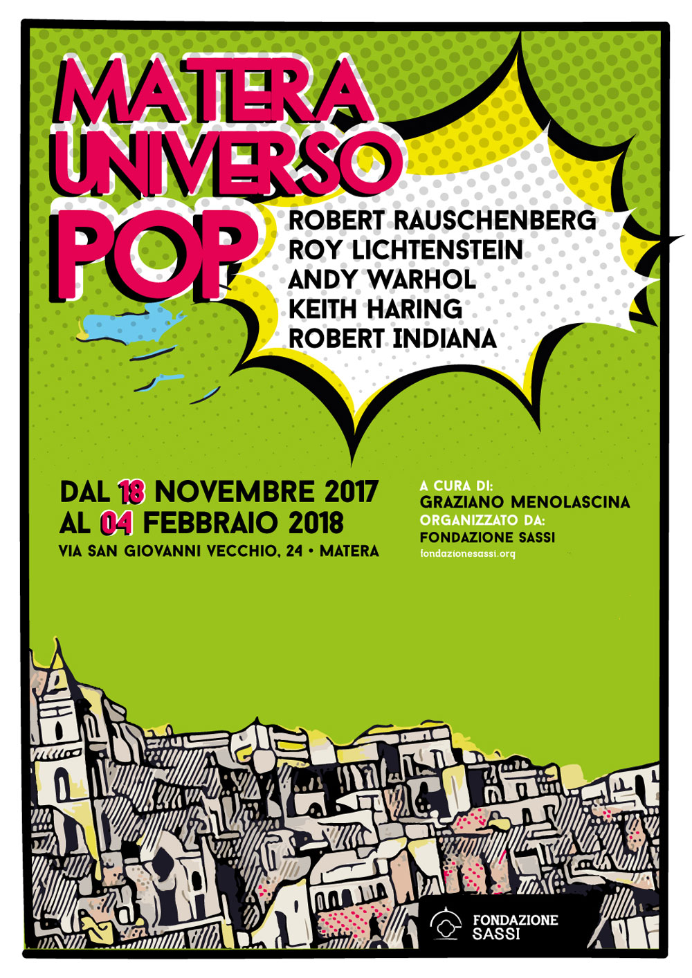 Matera Universo Pop: le opere della Pop Art in mostra alla Fondazione Sassi