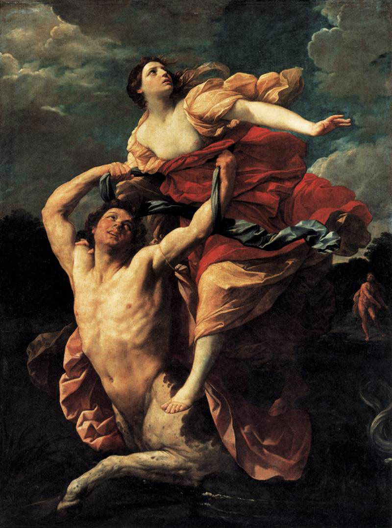 Nesso rapisce Deianira di Guido Reni in prestito dal Louvre alla Pinacoteca Nazionale di Bologna