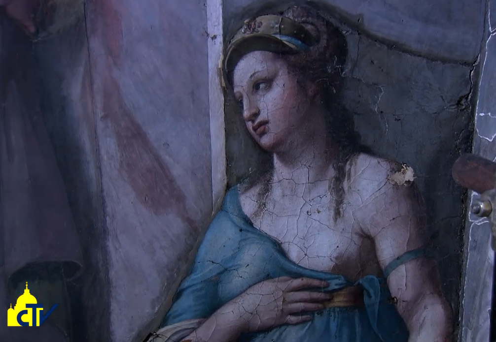 Vatican Museums confirm: two figures in the Hall of Constantine painted by Raphael