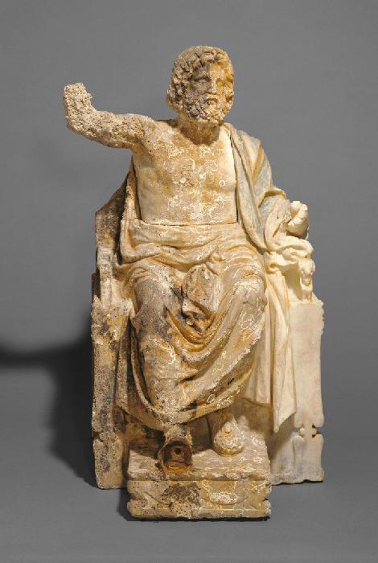 Il Getty Museum di Malibu restituisce all'Italia statua di Zeus trafugata
