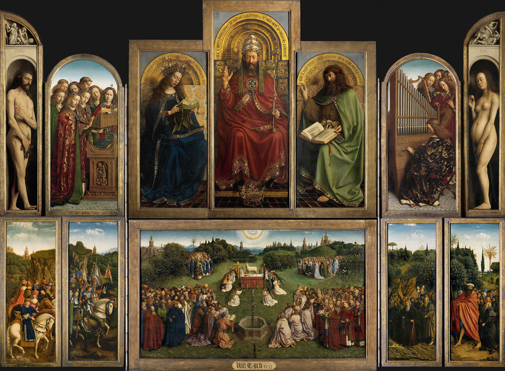 Polittico dell'Agnello mistico: scoperto il ruolo di Hubert van Eyck