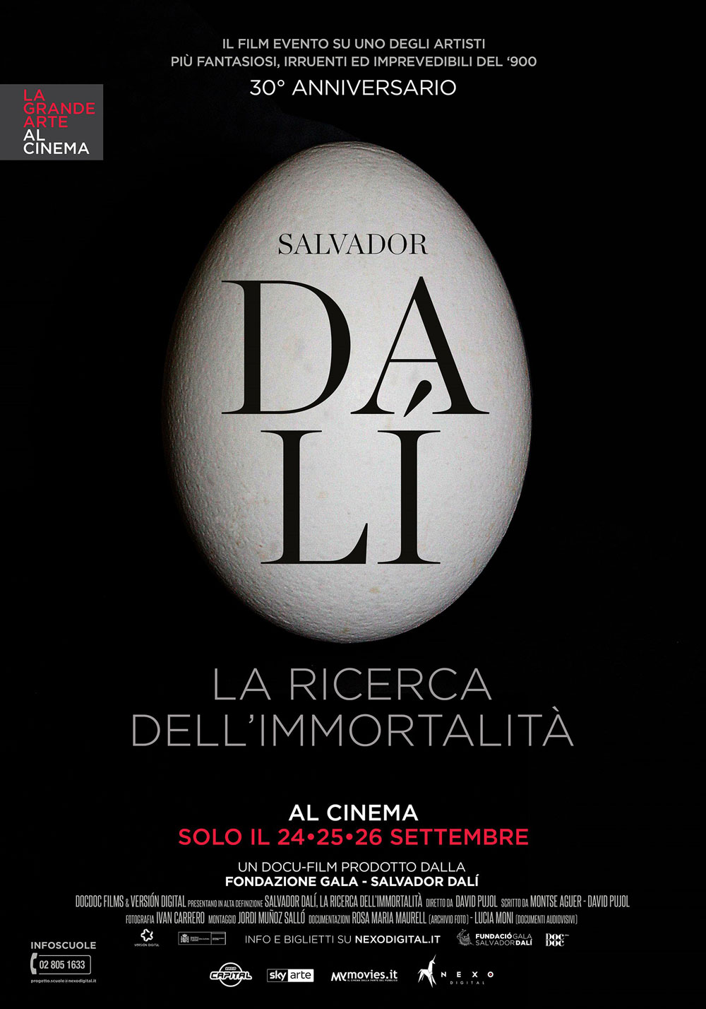 Il nuovo cartellone 2018 de La Grande Arte al Cinema si apre con Dalí
