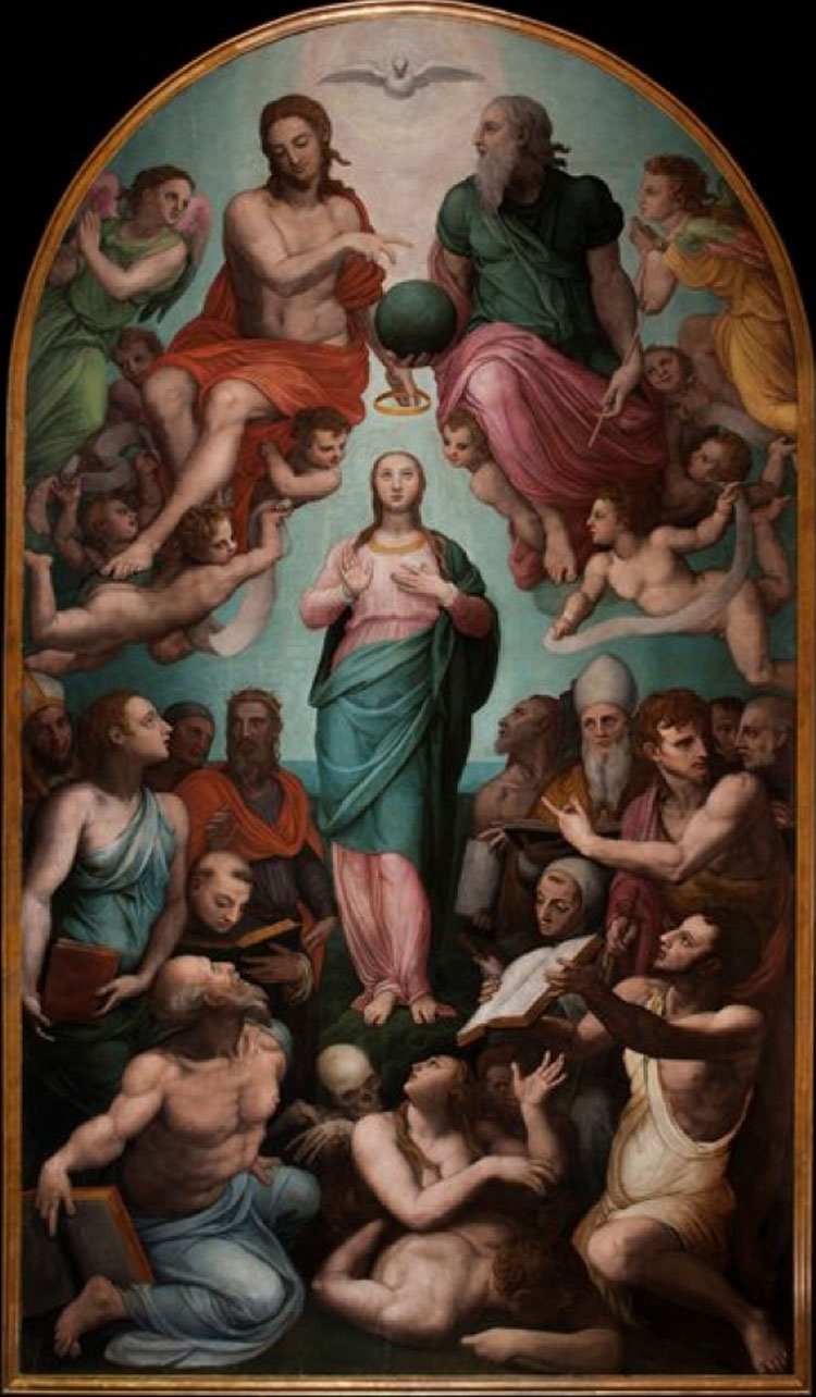 Restaurata l'Immacolata Concezione del Bronzino: ecco i particolari inediti emersi