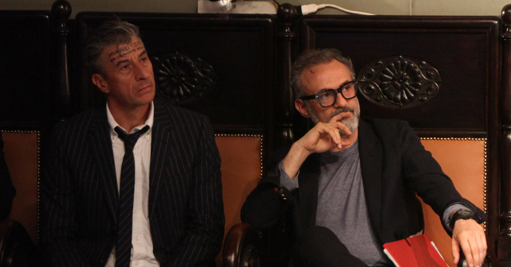 All'Accademia di Carrara, Maurizio Cattelan e Massimo Bottura salgono in cattedra