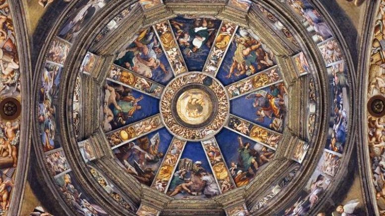 Per la prima volta è possibile vedere da vicino la cupola del Pordenone a Piacenza