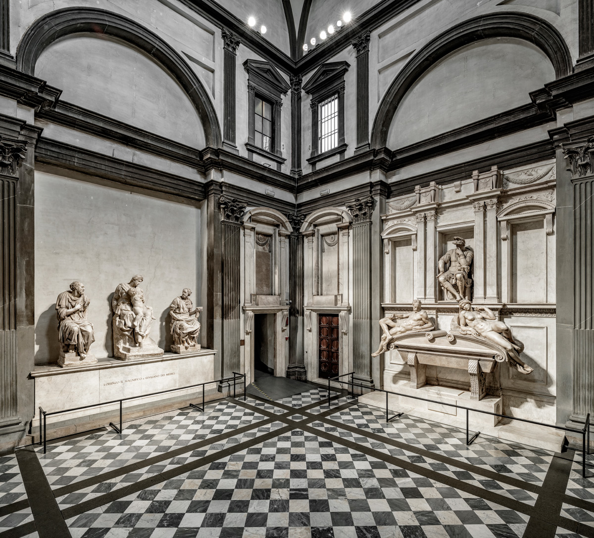 La Sagrestia Nuova di Michelangelo. Ph. Credit Andrea Jemolo
