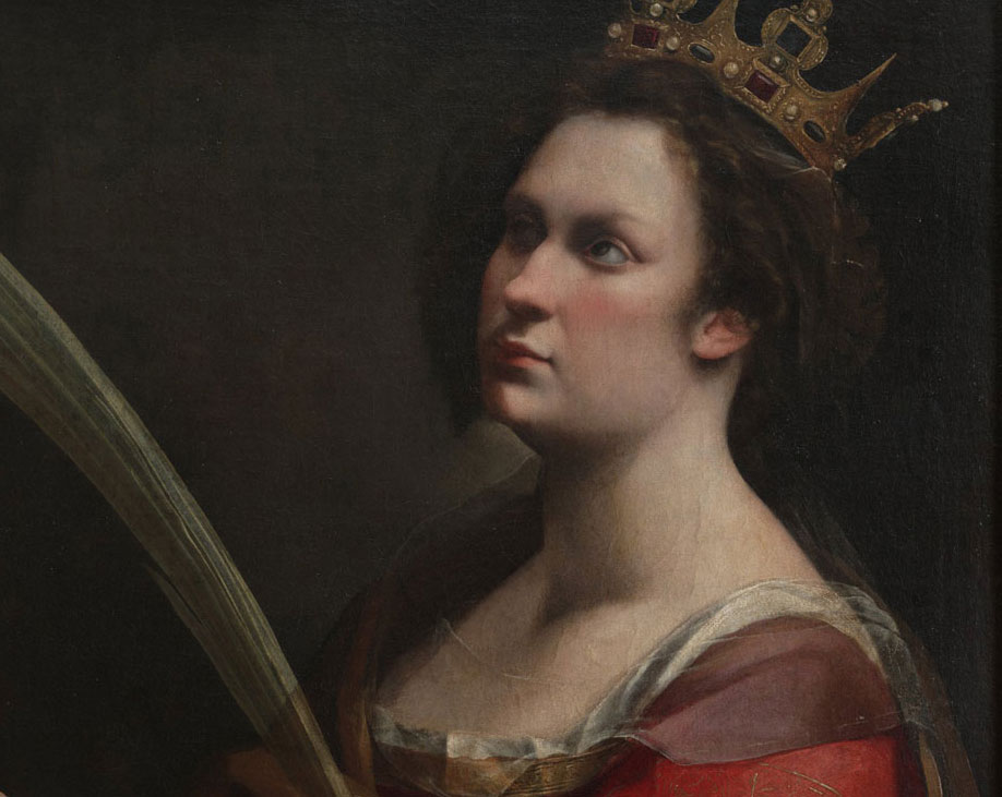 Scoperto un dipinto di Artemisia Gentileschi nascosto sotto la sua Caterina d'Alessandria