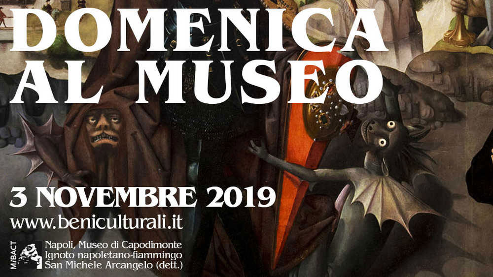 Domenica al museo: il 3 novembre 2019 ingresso gratuito nei musei e nei luoghi di cultura statali
