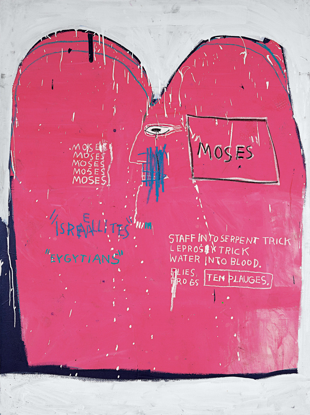 Un'opera di Basquiat arriva a Vicenza. “Moses and the Egyptians” in prestito alle Gallerie d'Italia di Palazzo Leoni Montanari