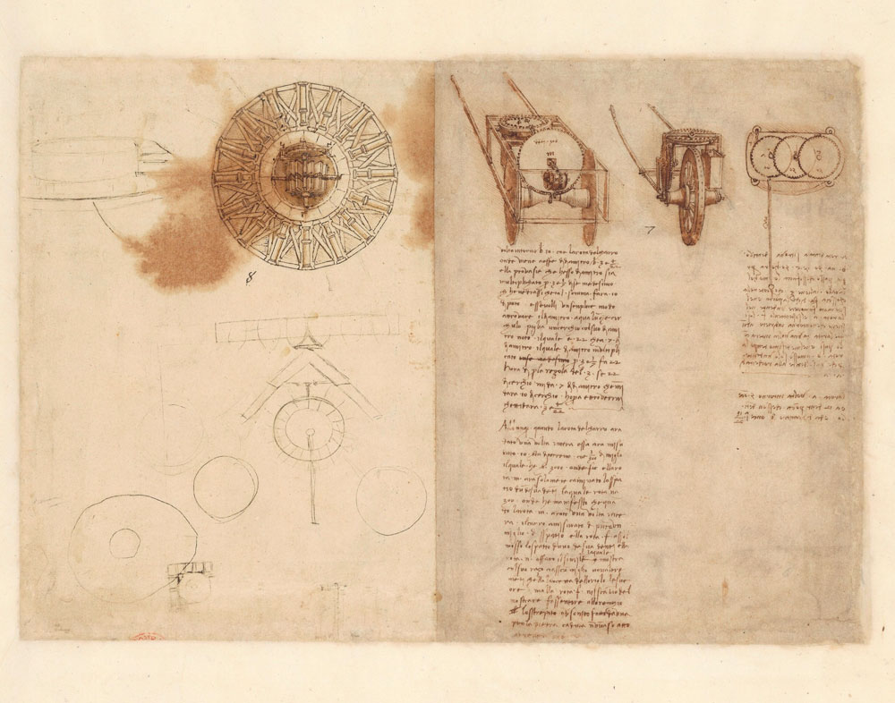 Fano celebra Leonardo e Vitruvio con disegni dal Codice Atlantico