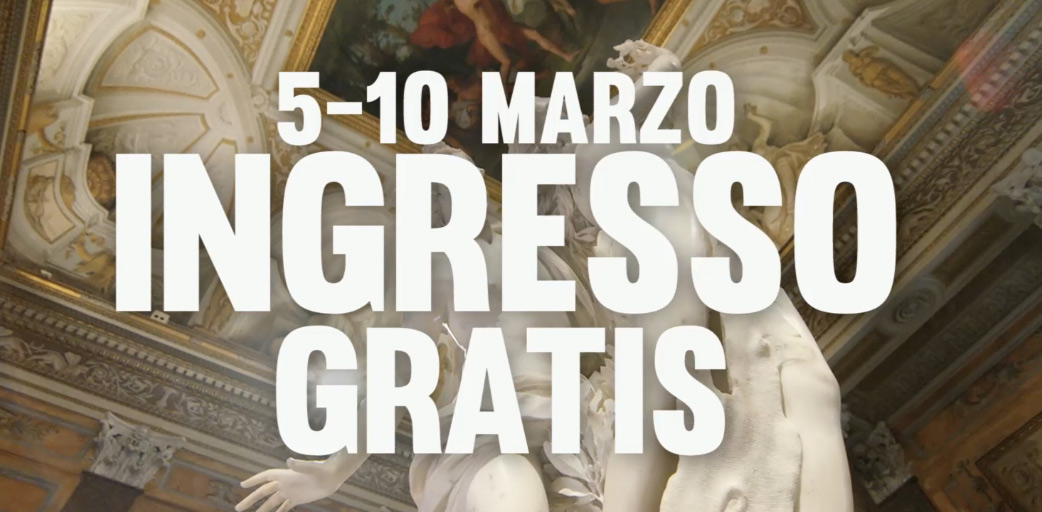Dal 5 al 10 marzo i musei italiani sono gratis per tutti, tutti i giorni