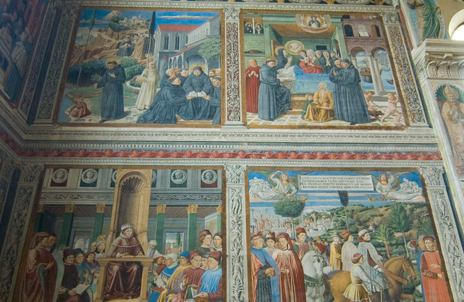 A San Gimignano via al restauro degli affreschi di Benozzo Gozzoli