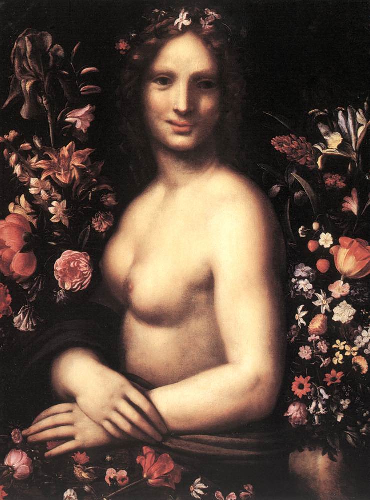 Carlo Antonio Procaccini (attribuito), Flora (1600 circa; olio su tela; Bergamo, Accademia Carrara)