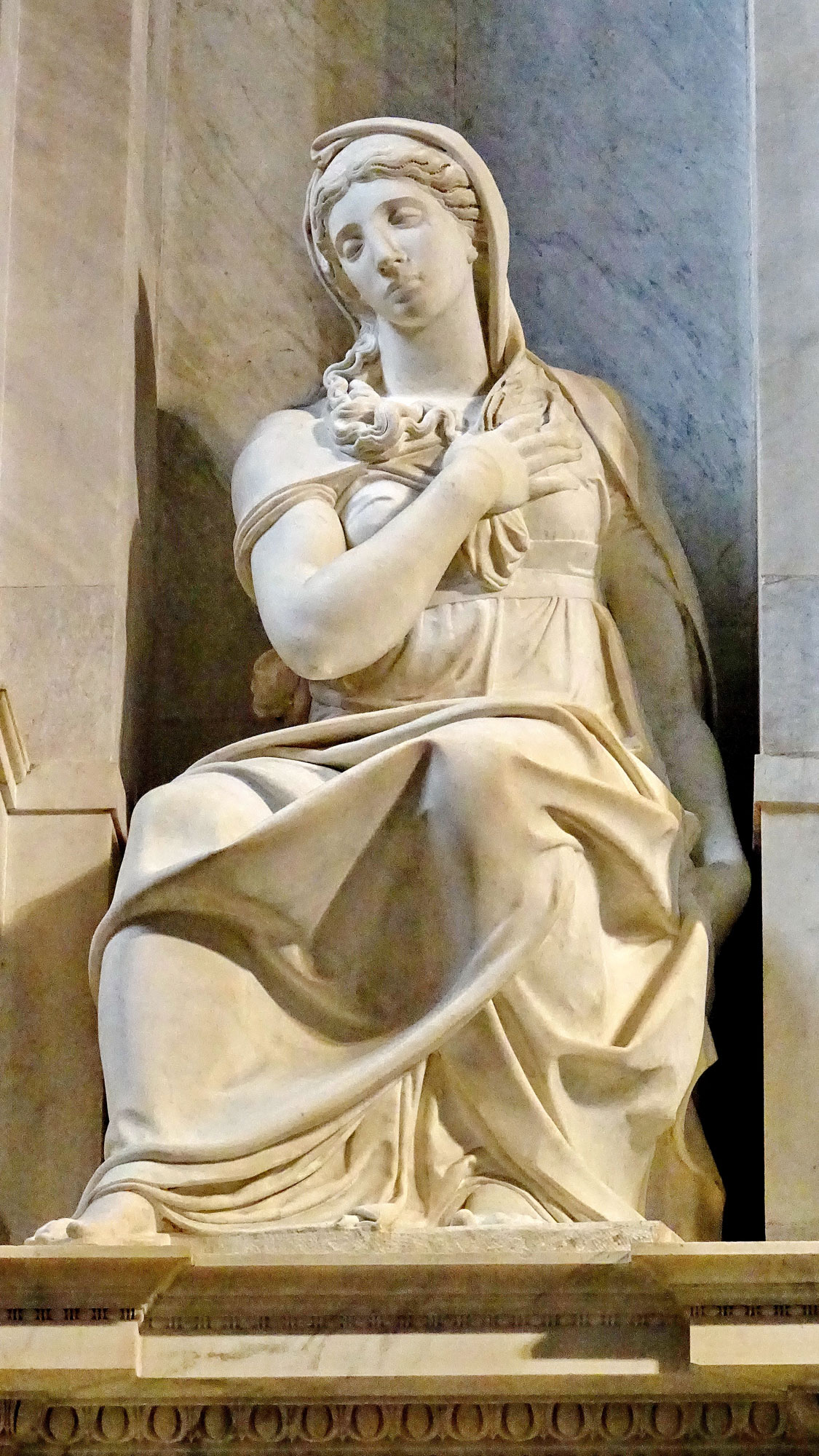 Raffaello da Montelupo, Sibilla (1537-1545; marmo; Roma, San Pietro in Vincoli). Ph. Credit Luciano Tronati