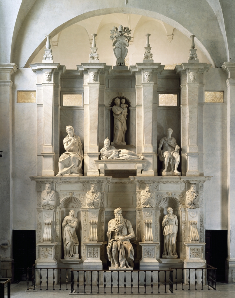Michelangelo Buonarroti, Tomba di Giulio II (1505-1545; marmo; Roma, San Pietro in Vincoli). Ph. Credit Andrea Jemolo
