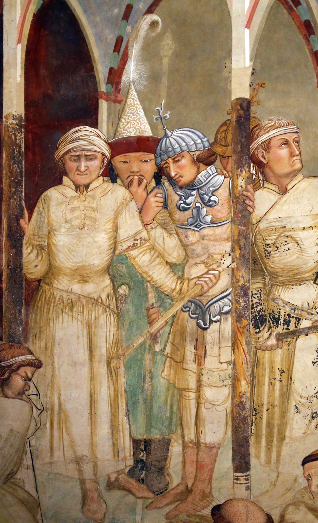 Ambrogio Lorenzetti, Martirio dei francescani, dettaglio
