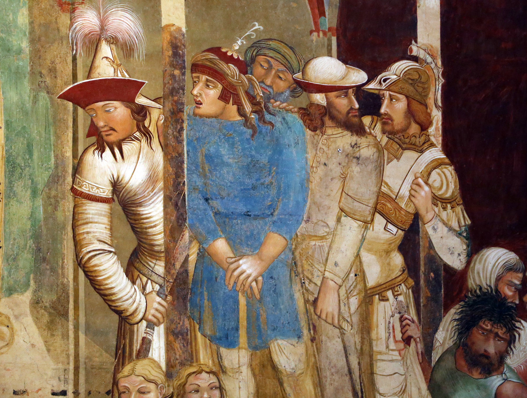 Ambrogio Lorenzetti, Martirio dei francescani, dettaglio
