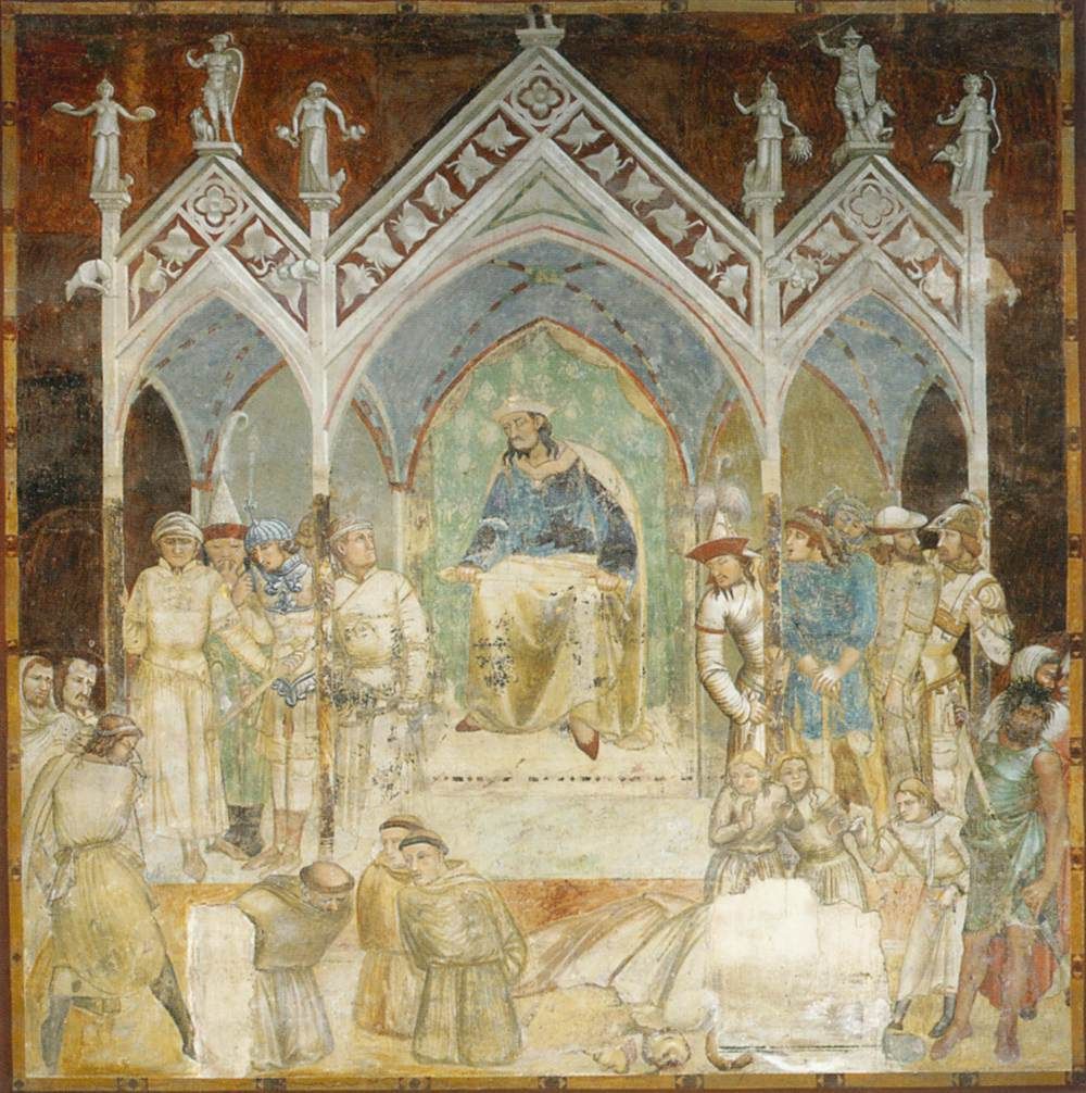 Ambrogio Lorenzetti, Martirio dei francescani (primi anni Venti del XIV secolo; affresco; Siena, Basilica di San Francesco)
