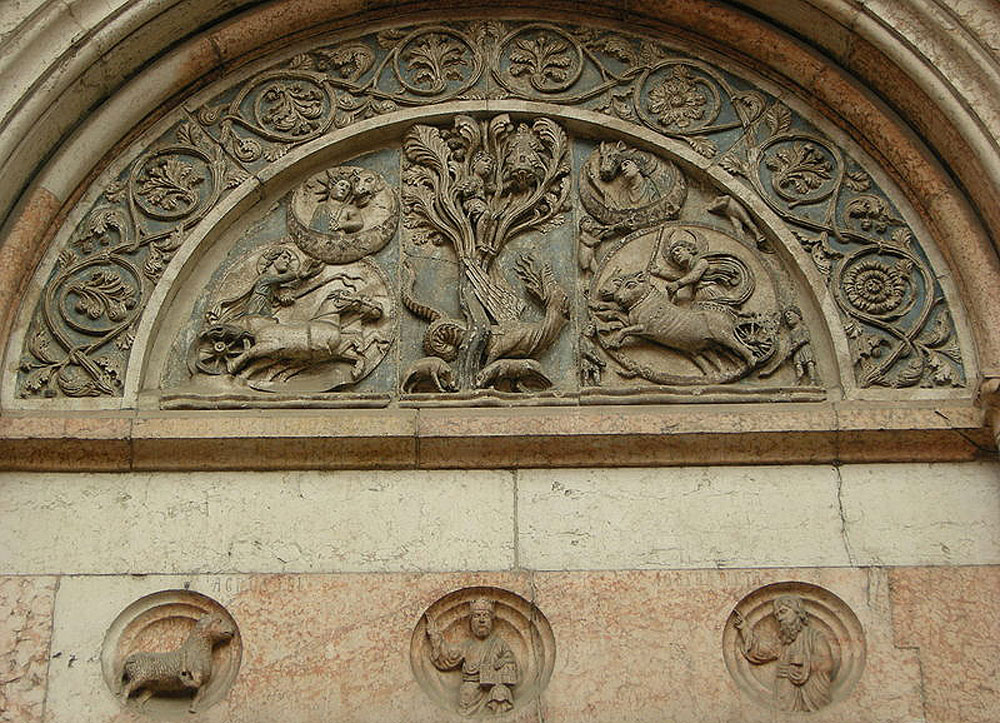 Il portale del Battista. Ph. Credit Francesco Bini
