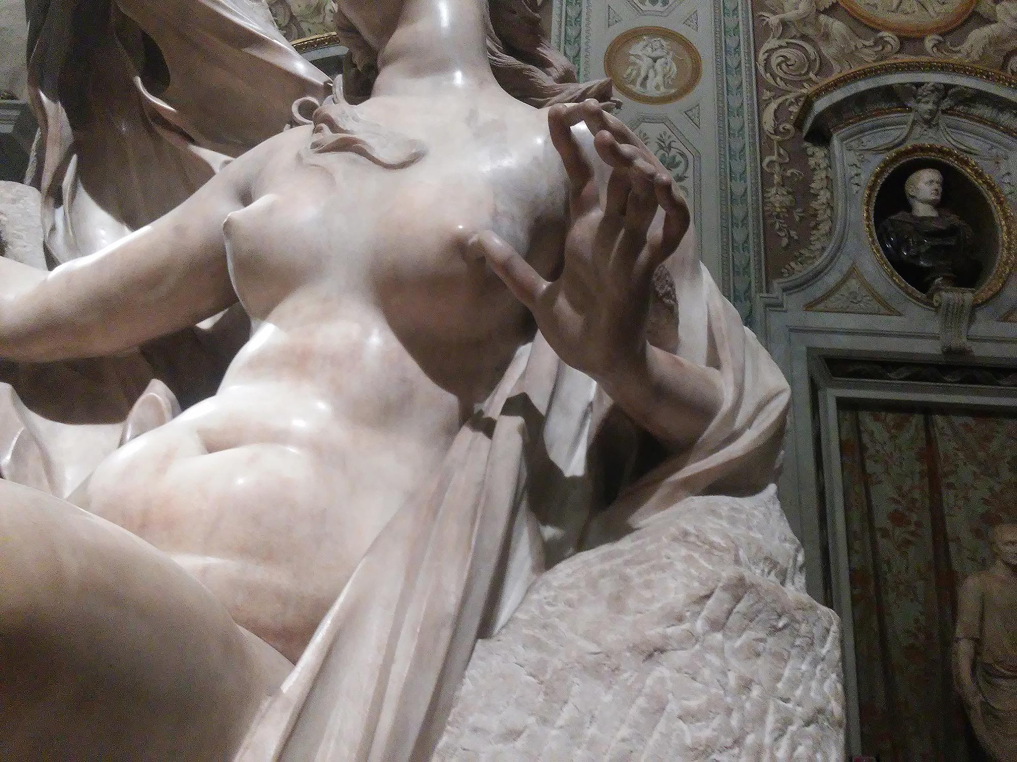 Gian Lorenzo Bernini, La Verità svelata dal Tempo, dettaglio. Ph. Credit Finestre sull'Arte
