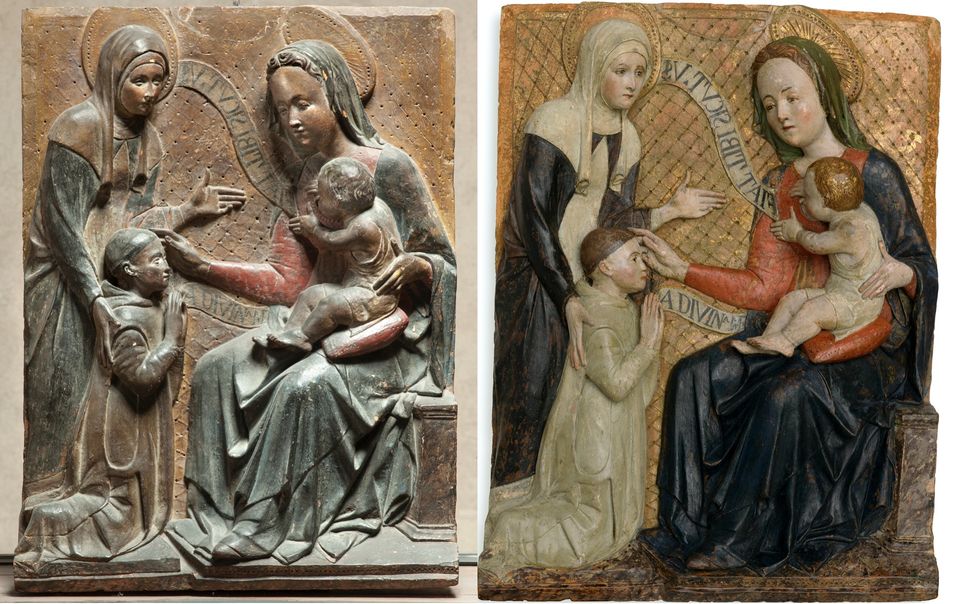 Sorprendente restauro al Castello Sforzesco: la terracotta rinascimentale rivela i suoi colori