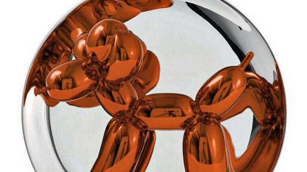 Rubato un Balloon Dog di Koons in una galleria di Francoforte