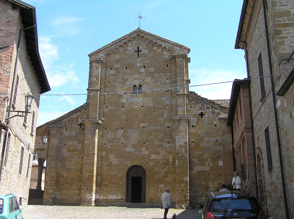 On The Square Of Castell'arquato. A Journey Through The Middle Ages In 