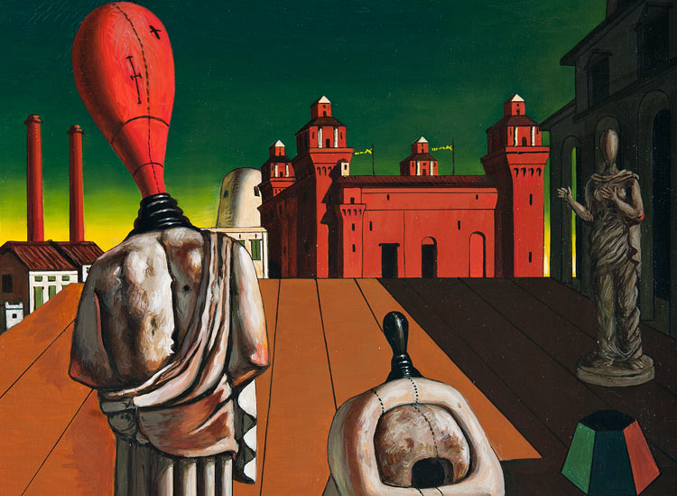 Giorgio De Chirico: metaphysical painting, life, works