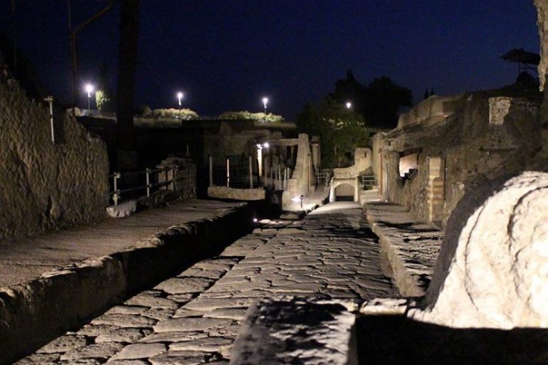 Covid outbreak at Herculaneum, Archaeological Park suspends evening tours