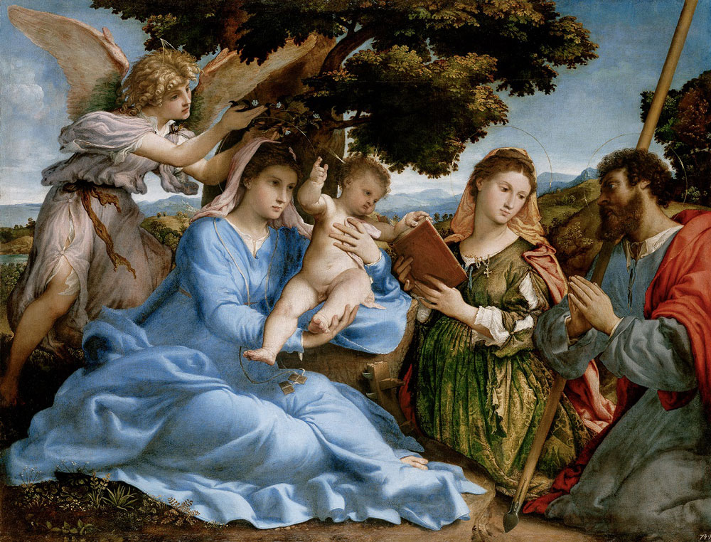 La Sacra Conversazione di Lotto arriva in trasferta a Venezia dal Kunsthistorisches Museum
