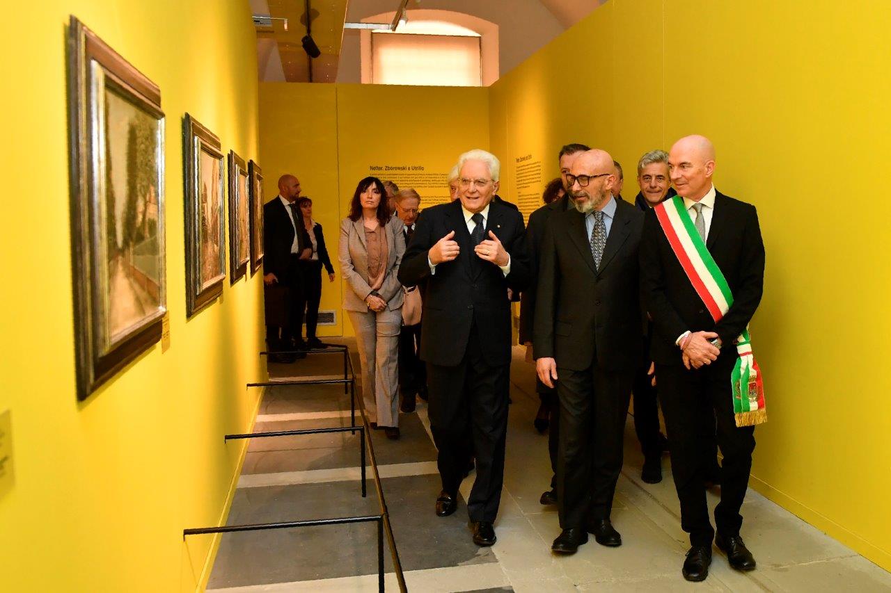 Il presidente Sergio Mattarella visita la mostra di Modigliani a Livorno. “Giornata indimenticabile”