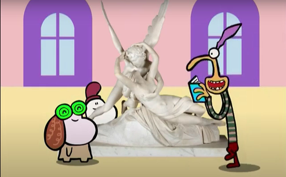 I capolavori del Louvre raccontati in 1 minuto da personaggi animati