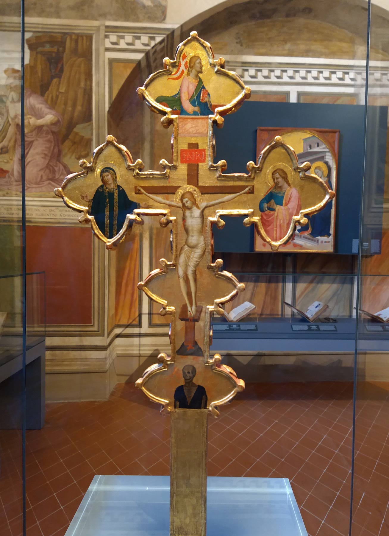 Bernardo Daddi, Croce astile (1340 circa; tavola, 58,9 x 33 cm; Milano, Museo Poldi Pezzoli)
