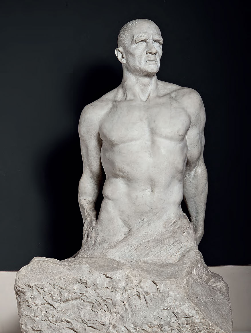 Carlo Fontana, Farinata degli Uberti (1901-1903; marmo, 185 x 105 x 92 cm; Roma, Galleria Nazionale d’Arte Moderna e Contemporanea)
