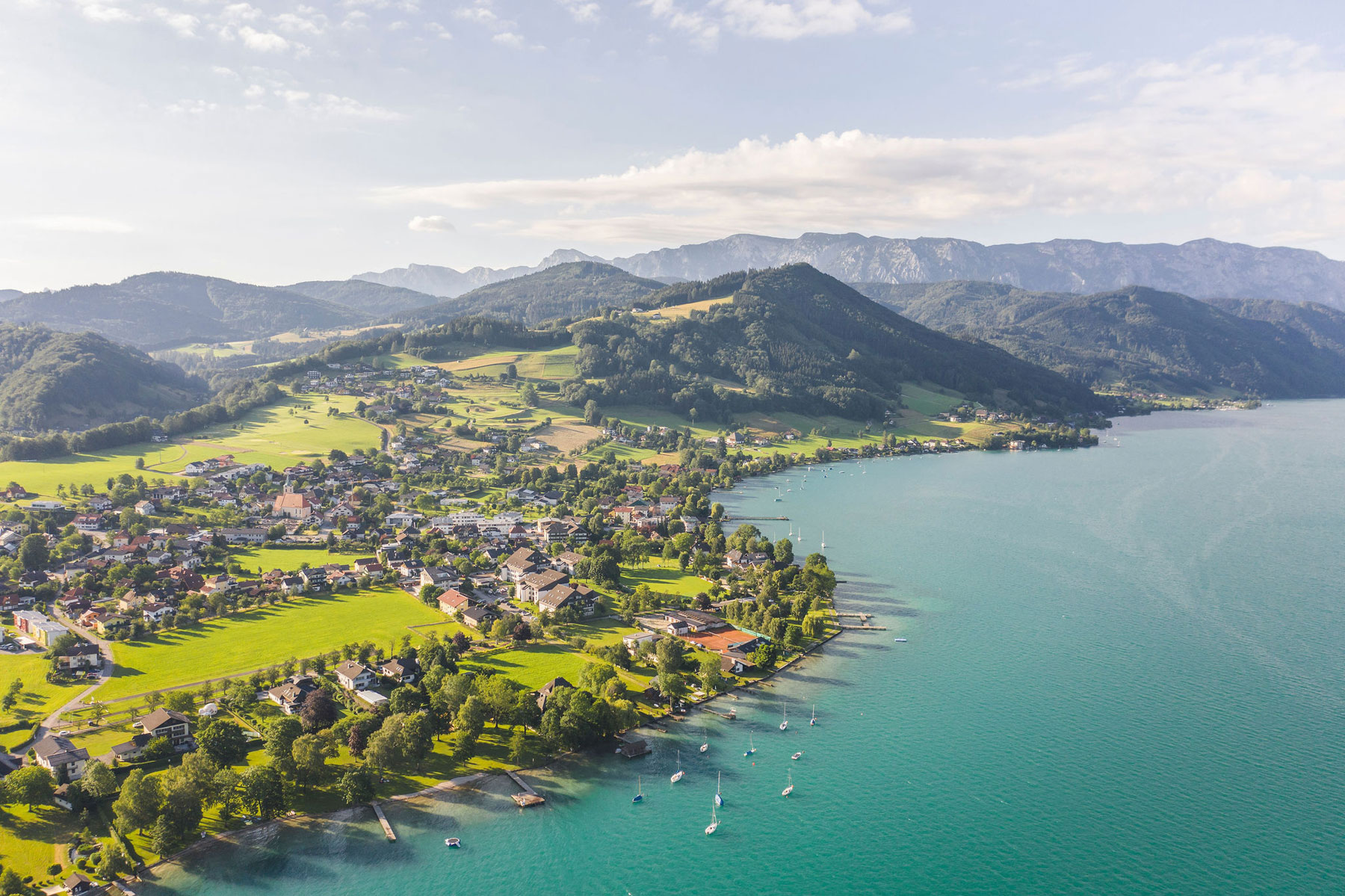 Weyregg sull'Attersee © TVB Attersee Attergau. Ph.Credit Moritz Ablinger 