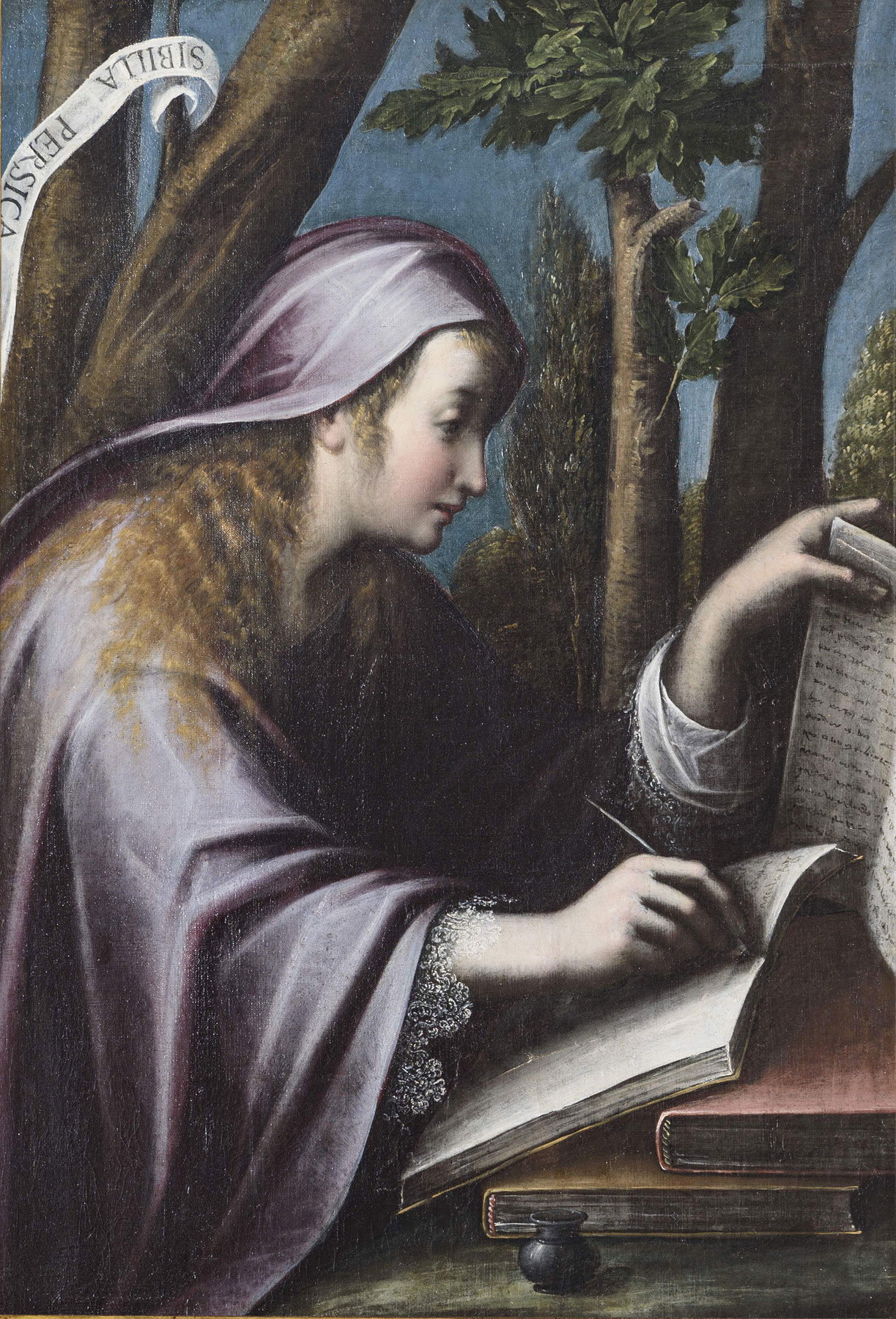 Orsola Maddalena Caccia, Sibilla persica (1640-1650 circa; olio su tela, 110 x 78,5 cm; Asti, collezione Fondazione Cassa di Risparmio di Asti)
