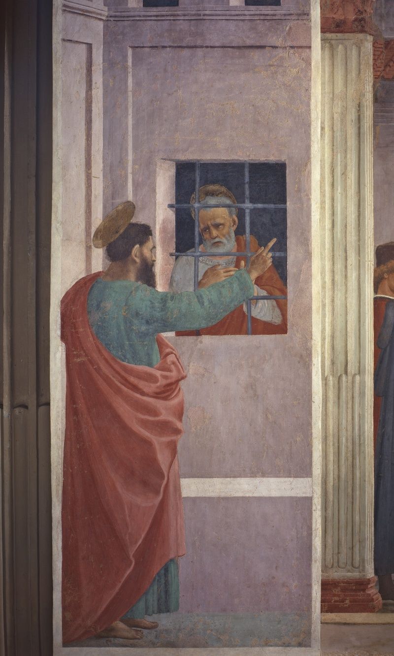 Filippino Lippi, San Pietro visitato in carcere da san Paolo
