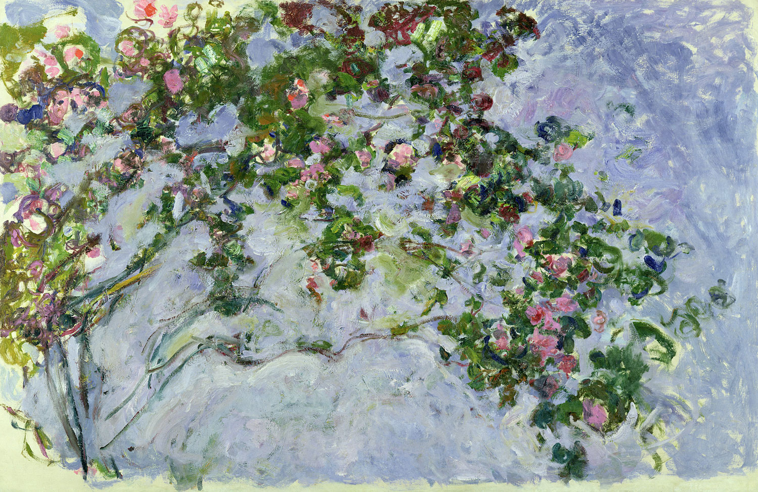 Claude Monet, Le rose (1925-1926; olio su tela, 130x200 cm; Parigi, Musée Marmottan Monet, lascito Michel Monet, 1966 Inv. 5096) © Musée Marmottan Monet, Académie des beaux-arts, Paris
