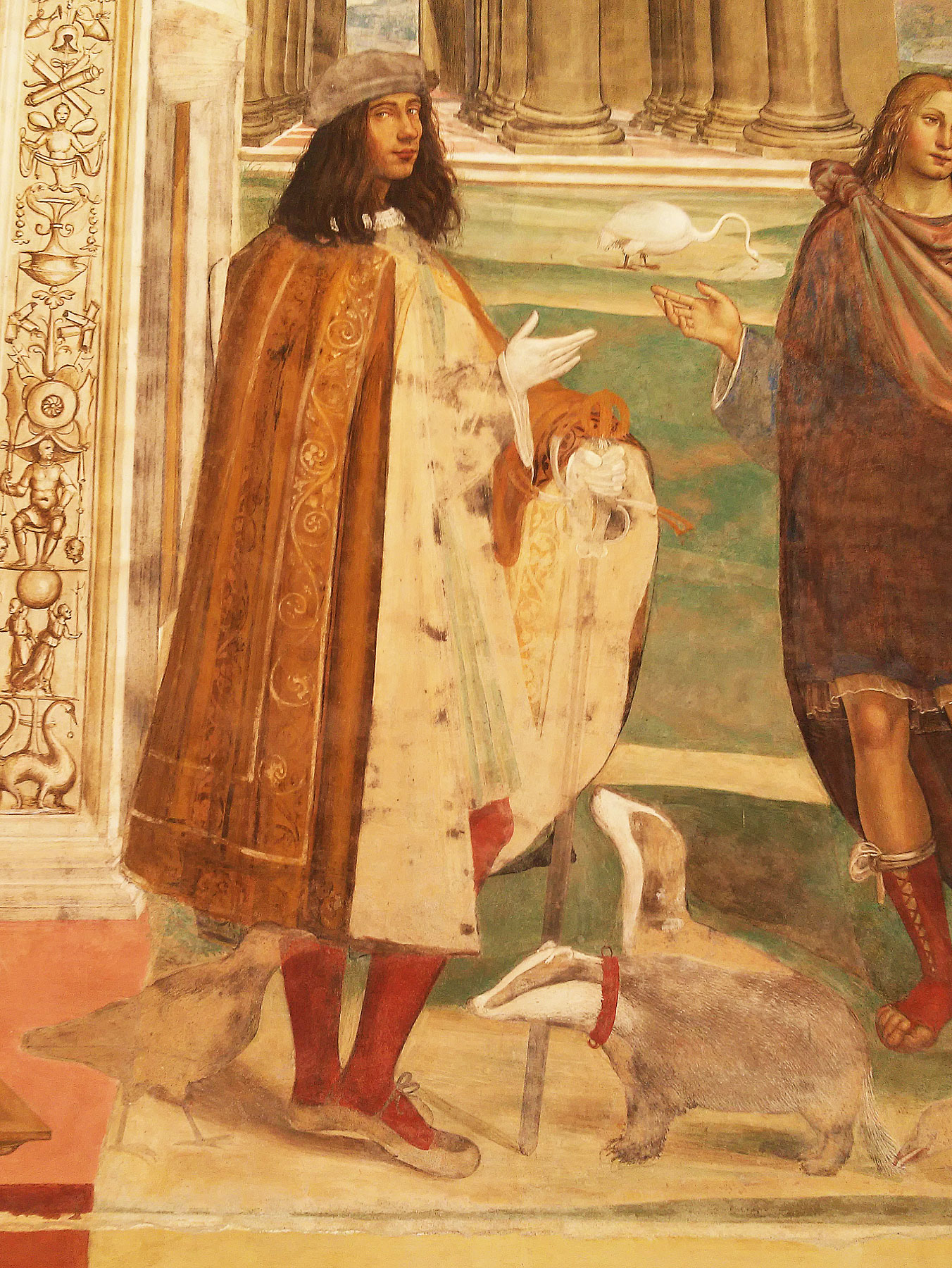 L'autoritratto del Sodoma negli affreschi di Monteoliveto Maggiore

