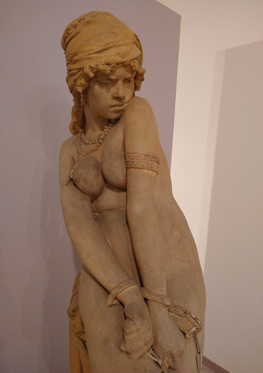 Giacomo Ginotti, La schiava (gesso; Varallo, Pinacoteca Civica) 