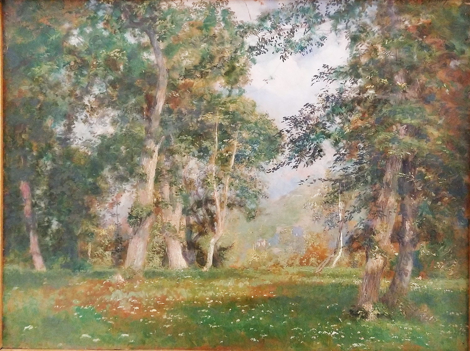 Marco Calderini, Estate (1907; olio su cartoncino; Varallo, Pinacoteca Civica) 
