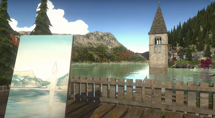 L'antico borgo di Curon rivive in un videogioco sulla memoria storica