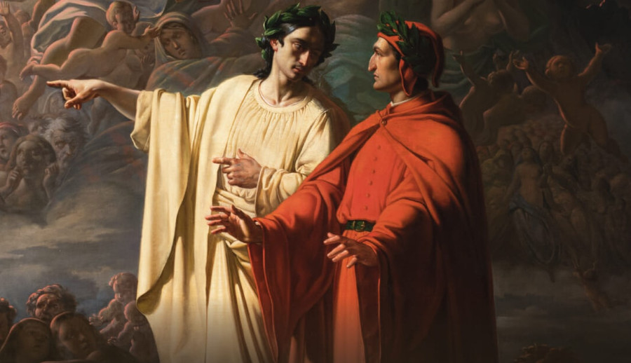 Dante a Palazzo Reale di Napoli: riunito il ciclo di Tommaso De Vivo 