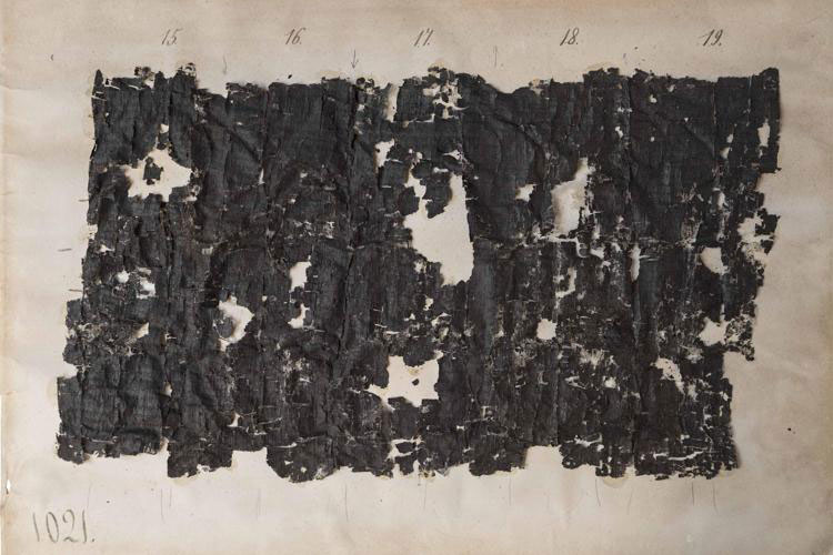 Da papiro di Ercolano il più antico manoscritto sulla storia della filosofia greca: sarà digitalizzato 