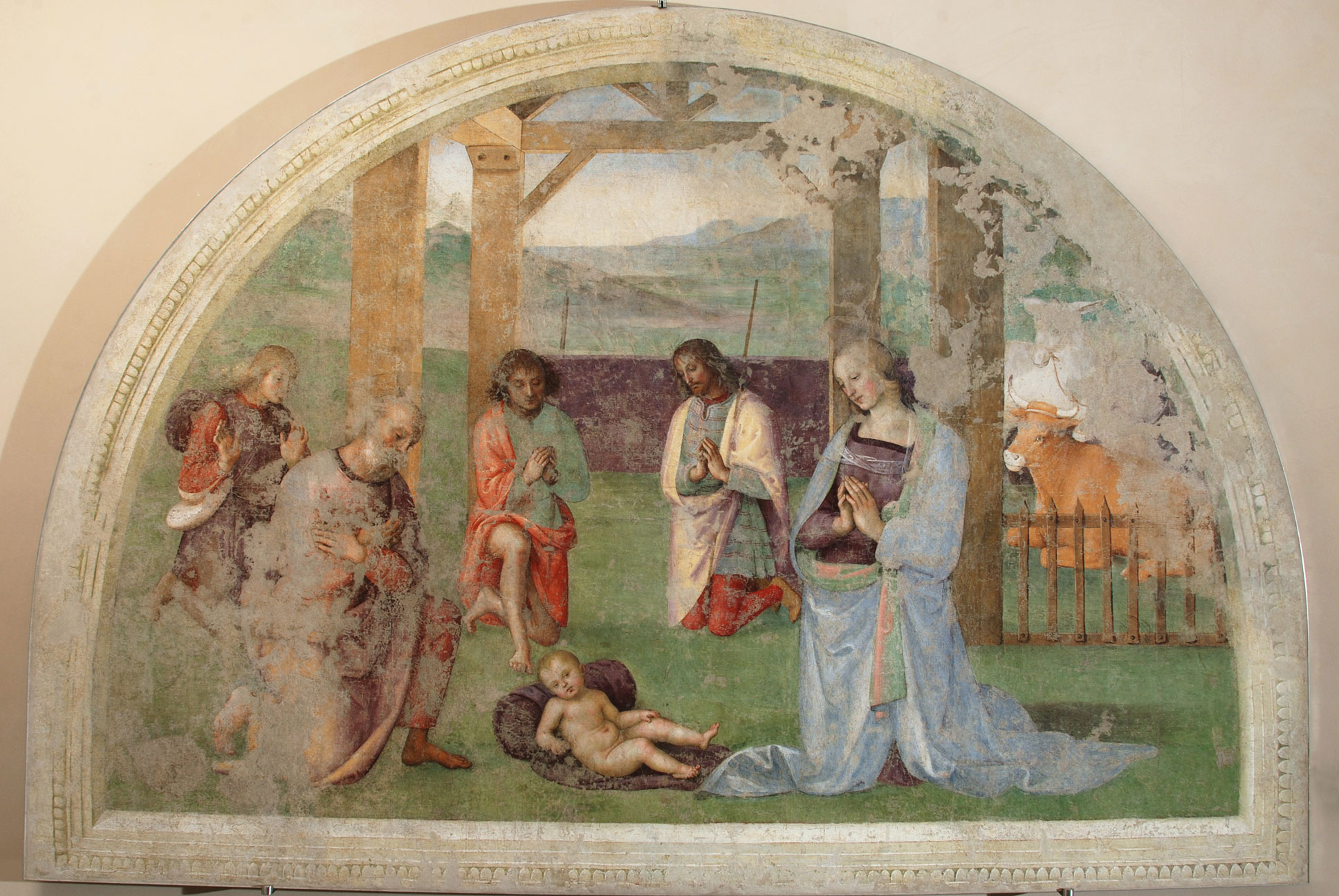Perugia, parte il restauro dell'Adorazione dei Pastori del Perugino