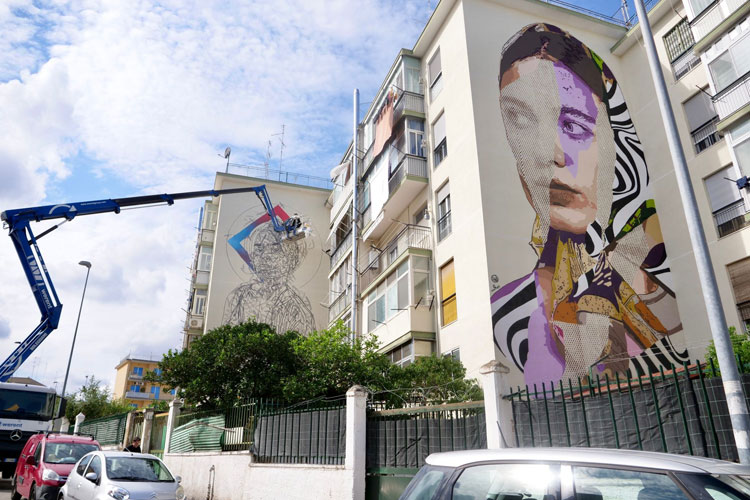 A Bari un intero quartiere diventa un museo a cielo aperto coi murales degli street artist